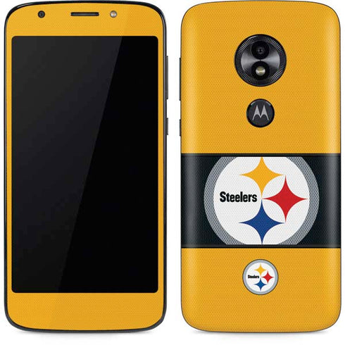 NFL Pittsburgh Steelers Zone Block Moto E5 Play Skin